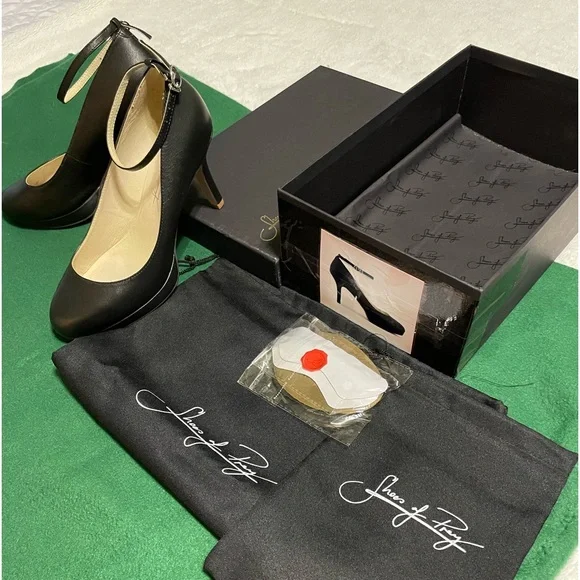 Shoes of Prey Leather Ankle Strap Heel - Picture 3 of 6